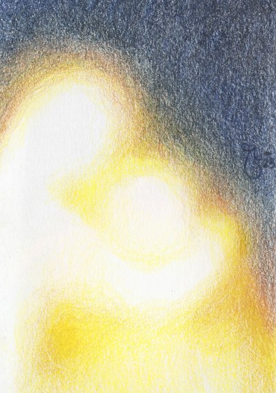 Zachte, abstracte omhelzing door Mirjam Schrei