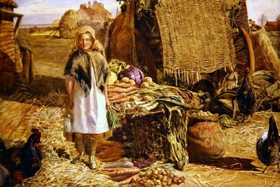 Voorbereiden voor de markt door Miss C. Gould