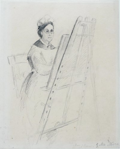 Portret van Mary Jane Hancock door Miss Noble