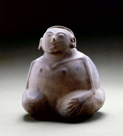 Menselijke Beeldvaas, 1300-1500 (keramiek) door Mississippian culture