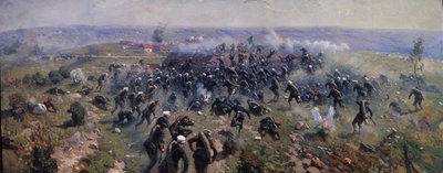 Slag bij Gorni Dubnik op 24 oktober 1877 door Mitrofan Borisovich Grekov