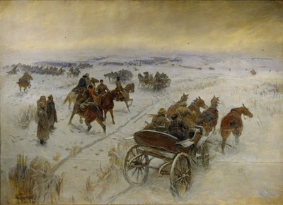 De slag bij Yegorlykskaya, 1928-1929 door Mitrofan Borisovich Grekov