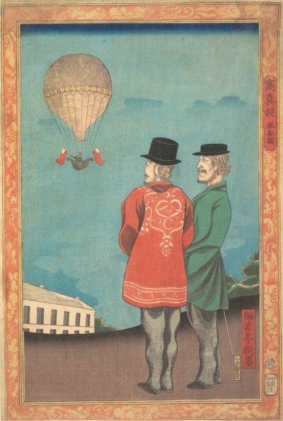 Afbeelding van een Luchtballon door Miyagi Gengyo
