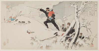 Kapitein Higuchi door Mizuno Toshikata