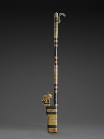Atlatl met katachtige door Moche Moche