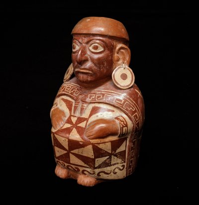 Precolumbiaanse kunst, Mochica beschaving: vaas die de 