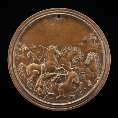 De dood van Hippolytus door Moderno