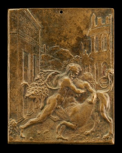 Hercules en een Centaur, 1507 of eerder door Moderno