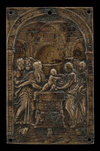 De presentatie van Jezus in de tempel door Moderno