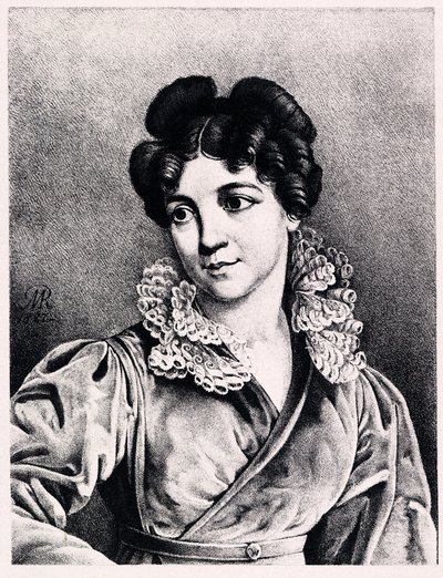 Portret van gravin Praskovya Petrovna Kutaysova 1784-1870 door Modest Dmitryevich Rezvoy