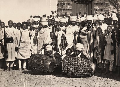 Het festival van Mascal, 09/05/1936 door Modestino Baldinetti