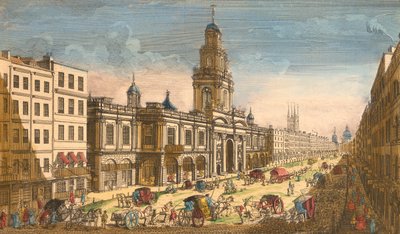 Uitzicht op de Royal Exchange, Londen door Moithey Lainee