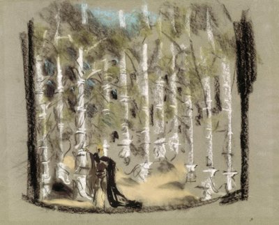 Decorontwerp: Het bos door Molière