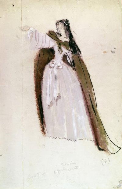 Beeldje van Elvire door Molière