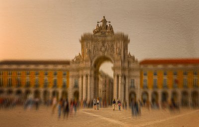 Golden Hour-boog in Lissabon door Molly Fu APA