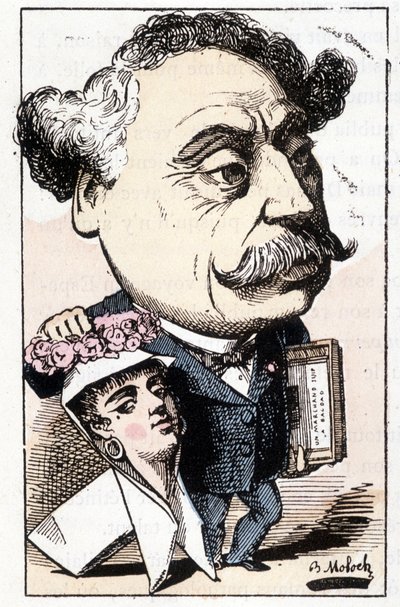 Cartoon door Alexandre Dumas Fils, door Moloch door Moloch