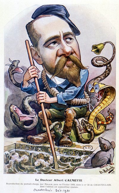 Dr. Calmette - Cartoon door Moloch, in 