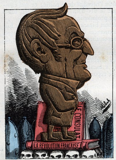 Portret van Adolphe Thiers (1797-1877), President van de Franse Republiek door Moloch