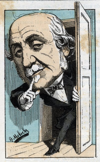 Portret van Albert, hertog van Broglie (1821-1901), Franse historicus en politicus in 