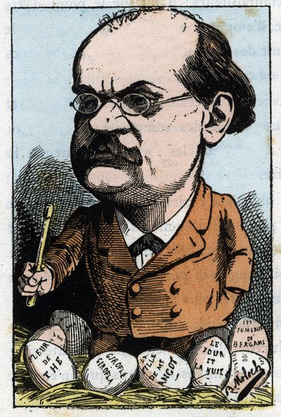Portret van Alexandre Charles Lecocq (1832-1918), Franse componist in 