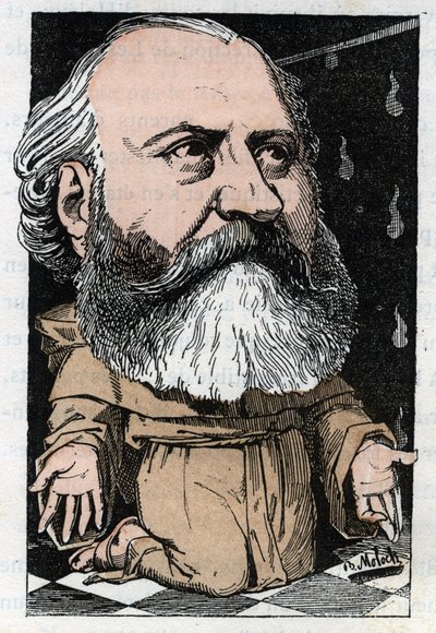 Portret van Charles Gounod (1818-1893), Franse componist in 