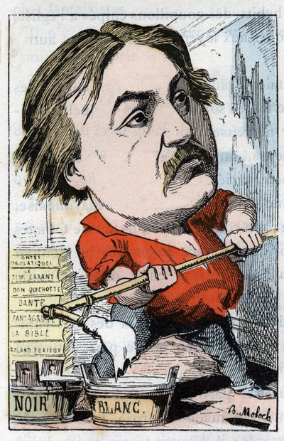 Portret van Gustave Doré, tekenaar en graveur 1832-1883 in 