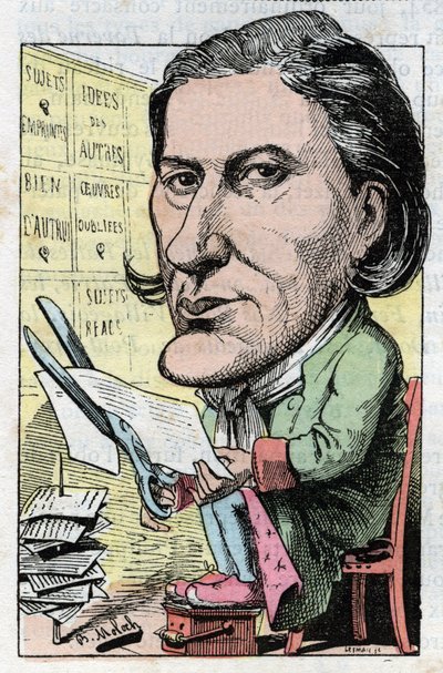 Portret van Victorian Sardou (1831-1908), Franse toneelschrijver door Moloch