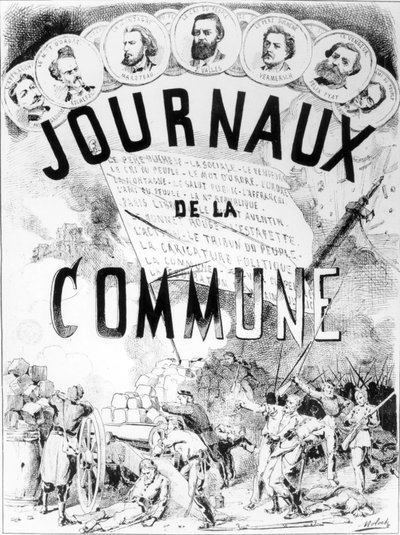 Kranten van de Commune in Parijs, 1870-71 door Moloch