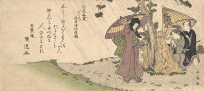 Waar is Tokubei, ca. 1800 door Momokawa Shiko