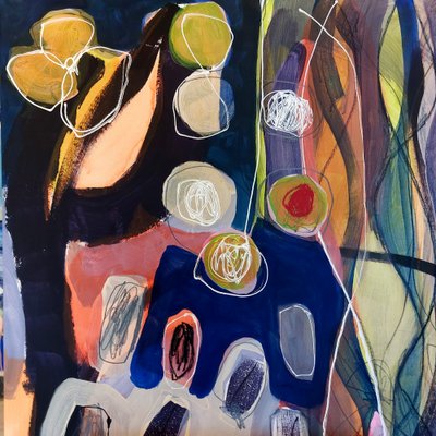 Dynamische abstracte vormen door Monika Riethmueller