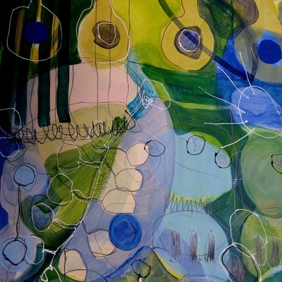 Levendige organische stroom door Monika Riethmueller