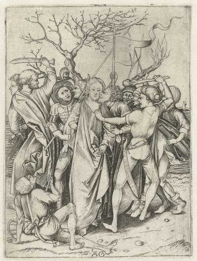 Gevangenneming van Christus door Monogrammist AG