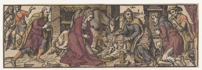 Aanbidding der herders door Monogrammist AI
