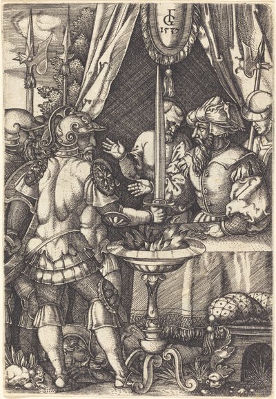 Mutius Scaevola door Monogrammist FG
