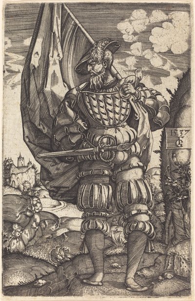 De Vaandeldrager door Monogrammist FG