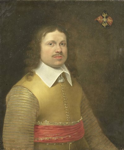 Portret van Herman van der Hem van Nederstein (overleden 1671) door Monogrammist IVA