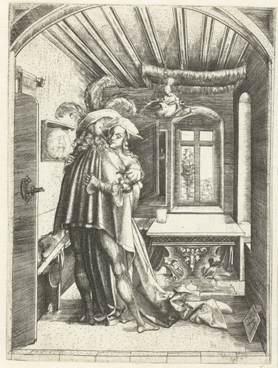 De omhelzing door Monogrammist MZ