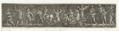 Triomf van Bacchus door Monogrammist VG