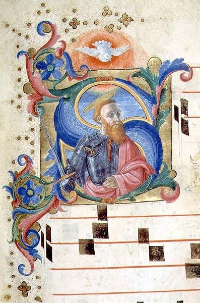 Ms 543 Geïllustreerde initiaal 