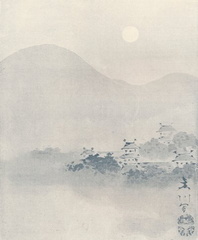 Avondmist in de Vallei, ca. 1801 door Mori Sosen