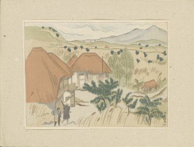 Kawakami heetwaterbronnen door Morita Tsunetomo