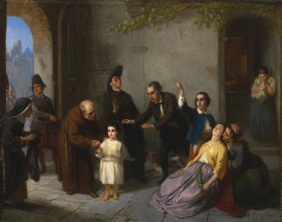 De Ontvoering van Edgardo Mortara, 1862 door Moritz Daniel Oppenheim