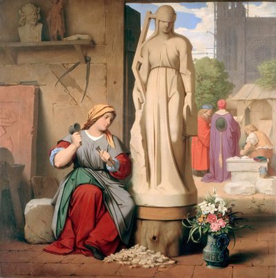 Sabina von Steinbach, 1844 door Moritz Ludwig von Schwind