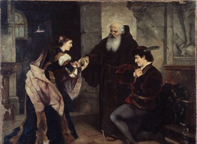 Het huwelijk van Romeo en Julia door Moritz Ludwig von Schwind