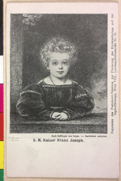 Keizer van Oostenrijk Franz Joseph I door Moritz Michael Daffinger
