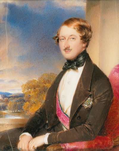 Portret van Graaf Anton Karl Palffy von Erdöd 1793-1879 door Moritz Michael Daffinger