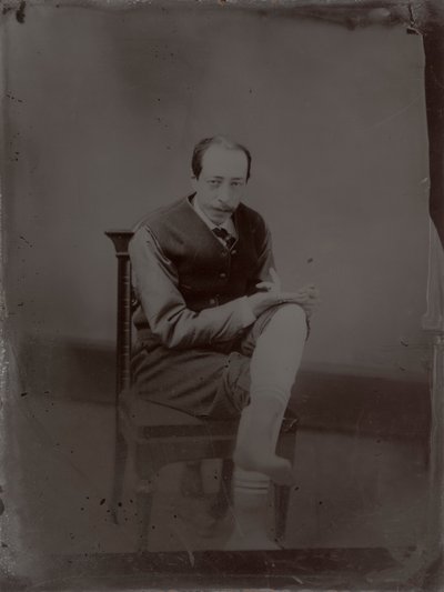 Portret van John La Farge door Moritz Statfeld