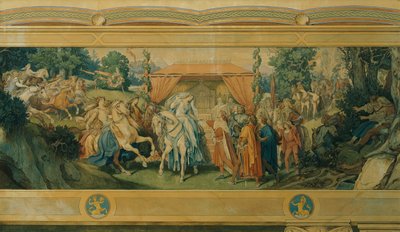 De mooie Melusine: III. De bruid door Moritz Ludwig von Schwind