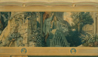 De mooie Melusine: IV. De eed door Moritz Ludwig von Schwind
