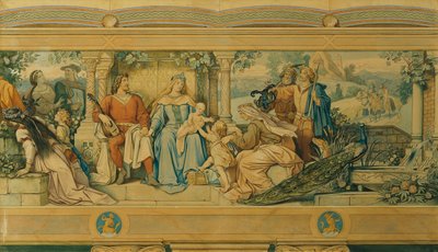De mooie Melusine: VII. Het liefdesgeluk door Moritz Ludwig von Schwind